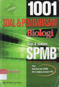 Image of 1001 SOAL & PEMBAHASAN Biologi 
Siap & Sukses SPMB