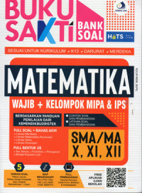 Image of BUKU SAKTI BANK SOAL MATEMATIKA SMA/MA X, XI, XII