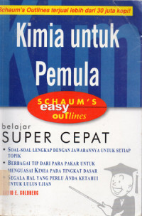 Image of Kimia untuk Pemula ; Schaum's easy Outlines