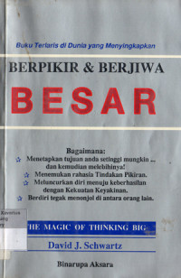 Image of BERPIKIR DAN BERJIWA BESAR (cover abu)