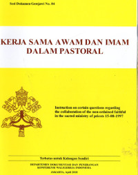 Image of KERJA SAMA AWAM DAN IMAM DALAM PASTORAL
